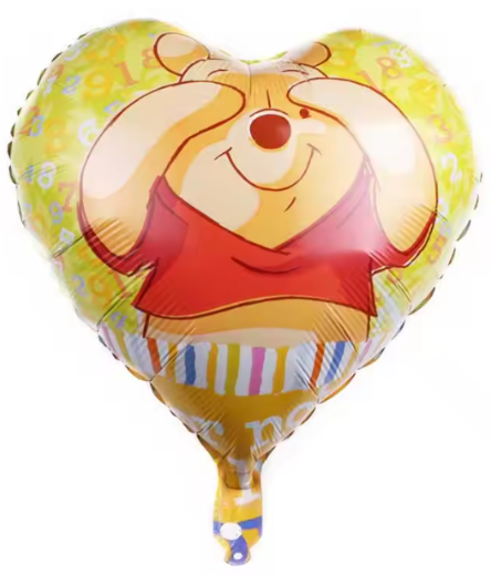 Heart Winnie The Pooh 18" Balloon -#60