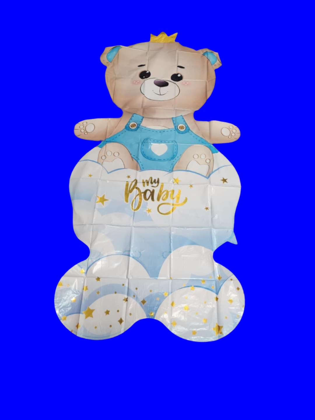 BABY SHOWER BOY BEAR 5FT TALL BALLOON BS67