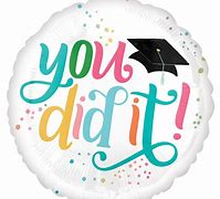 CONGRATS GRAD! YOU DID IT! 18" BALLOON -G27