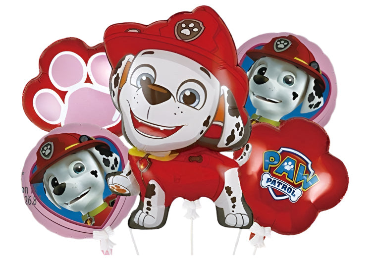 5pcs Paw Patrol Balloon Set -KB#9