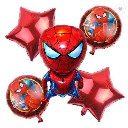5pcs Spider Man 22" Balloons Set -KB#66