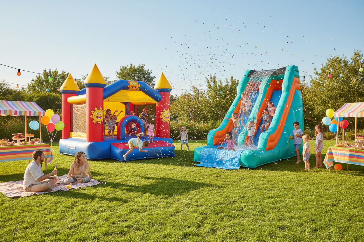 Inflatable obstacle course Bounce Houses