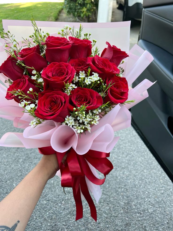 Boquet of Red Roses