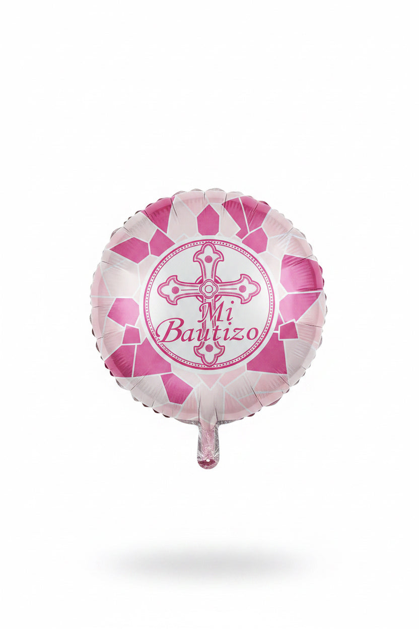 Baptism balloon for girl 18”     CS-1
