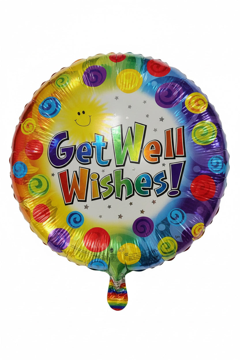 GET WELL WISHES! 18" BALLOON GW12