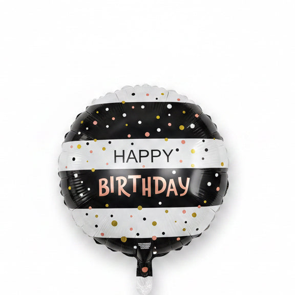 Happy Birthday black and white stripes! 18’’ B58