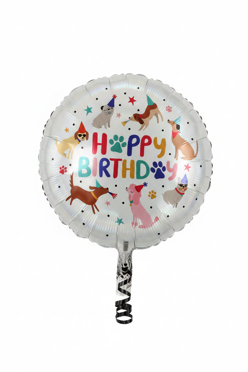 Happy Birthday puppy 18in balloons