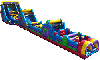 100ft Nuclear Obstacle with Double Slide