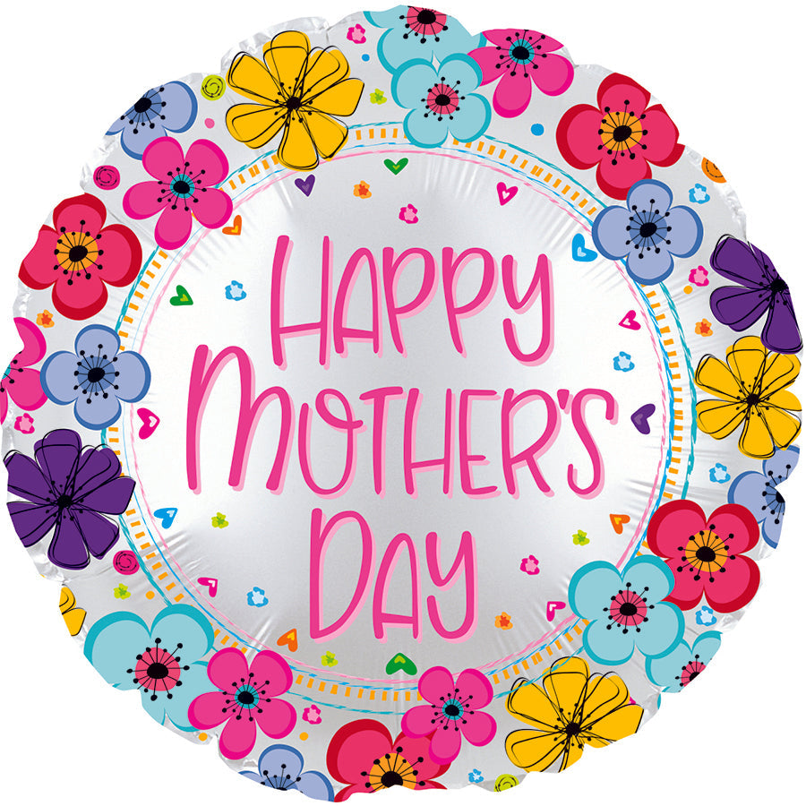 HAPPY MOTHERS DAY 18" BALLOON -M44