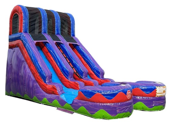 15ft Dual Lane Waterslide