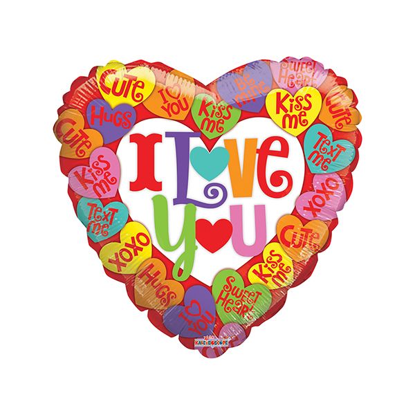 I love you Heart 18'' Balloon -L13
