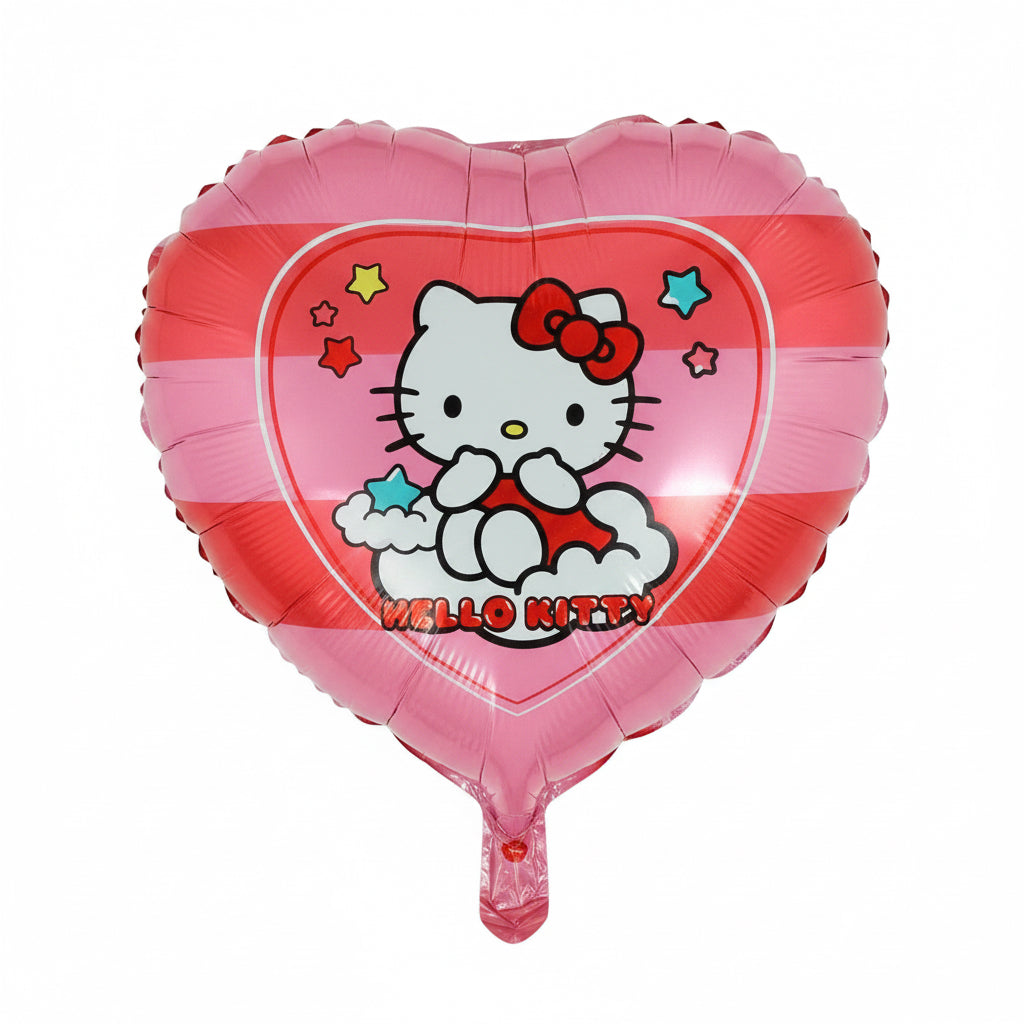 Heart shaped Hello Kitty stripes! Balloons 18’’