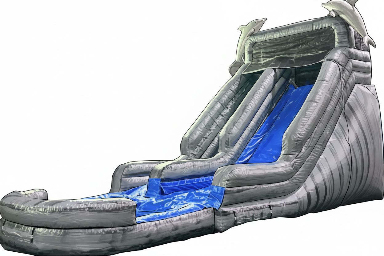 18ft Supreme Dolphin Waterslide