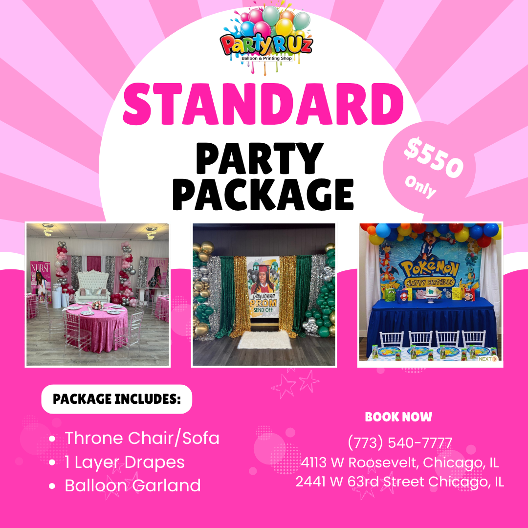 Standard  Party Package