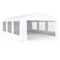 20x20 Whit pole tent with sidewalls