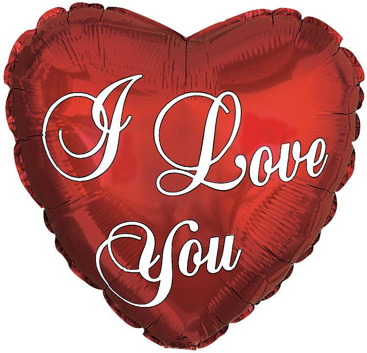 I love you Heart 18" Balloon -L17