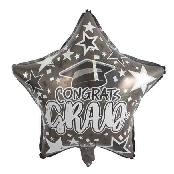 CONGRATS GRADS! STAR 18" BALLOON -G33