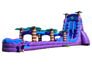30ft Purple Crush with slip and slide