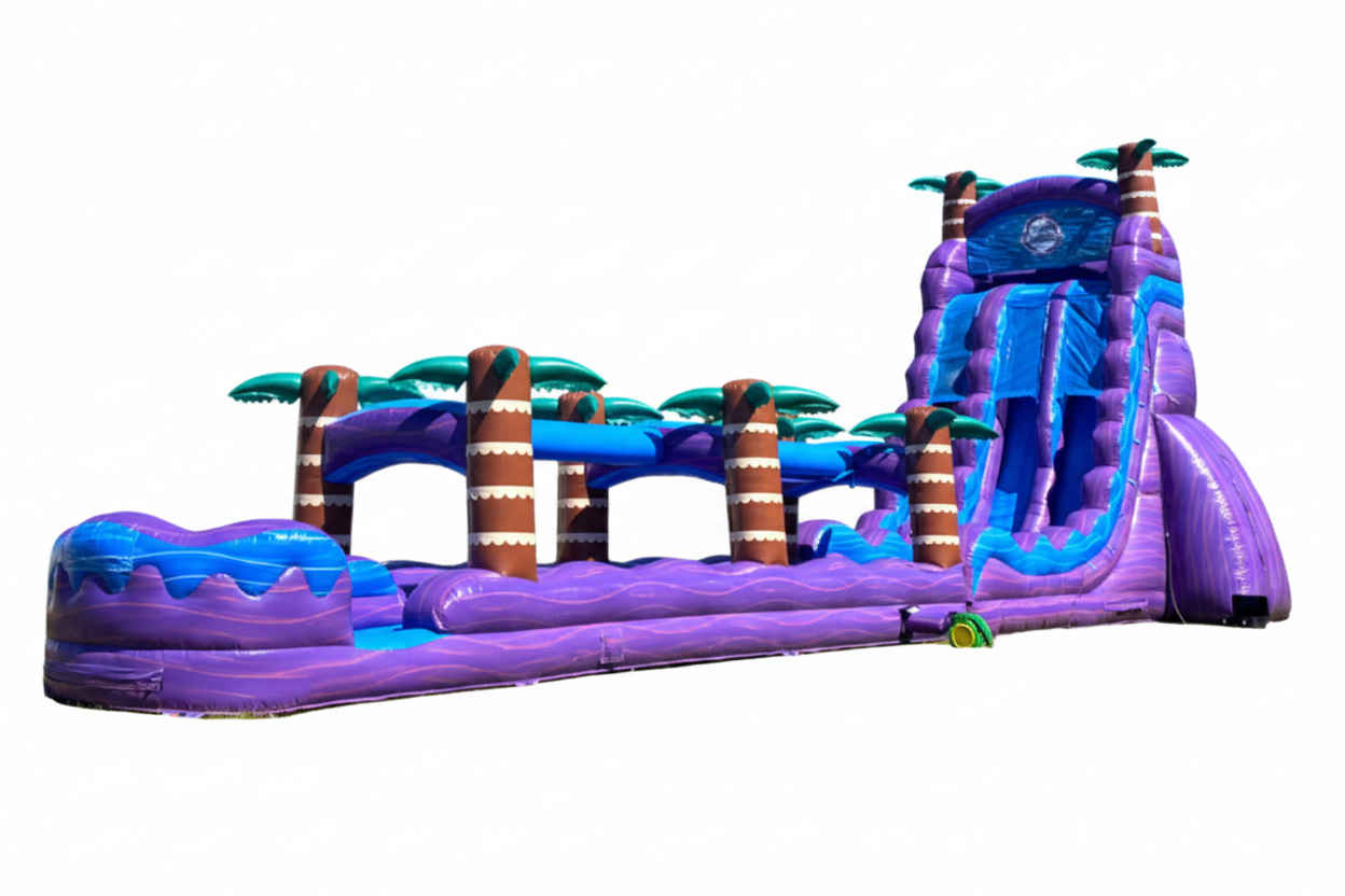30ft Purple Crush with slip and slide