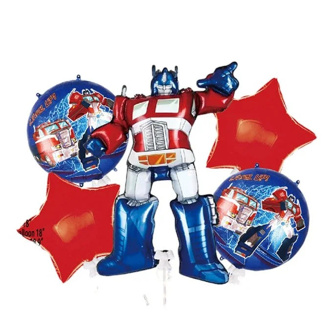 5pcs Transformers Balloon