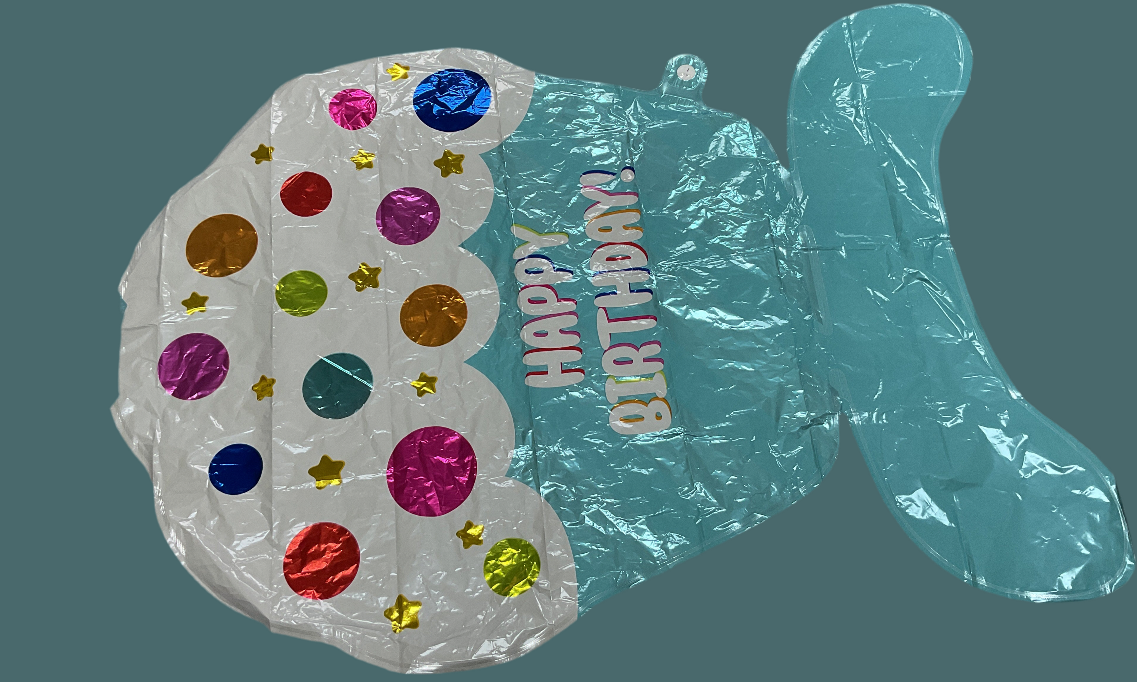 Happy birthday air walker 23”balloon HB116