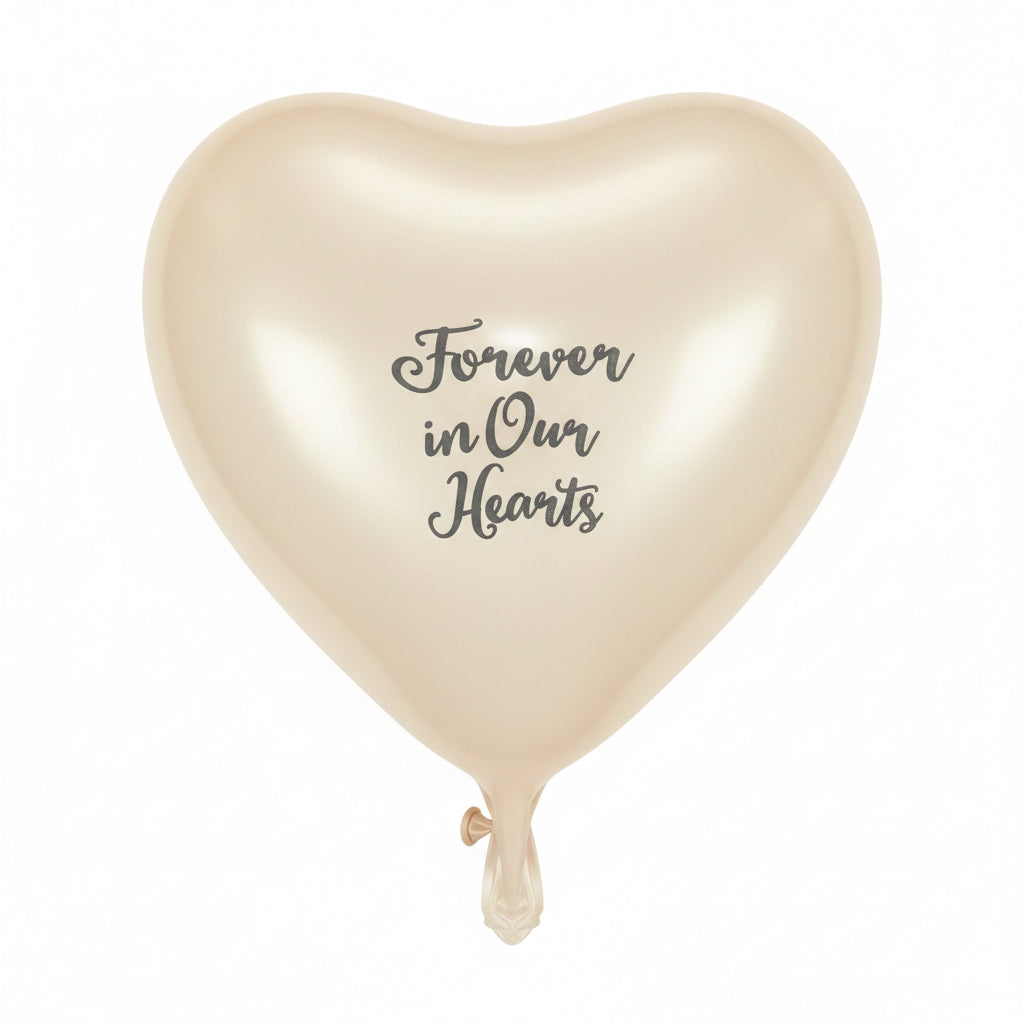 Forever In Our Hearts Heart Balloon 12”