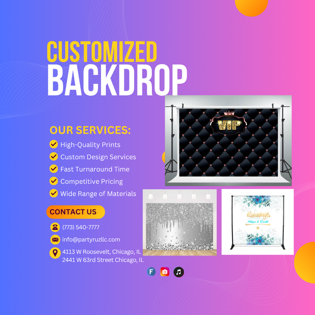 Backdrop with Optional Sand & Case