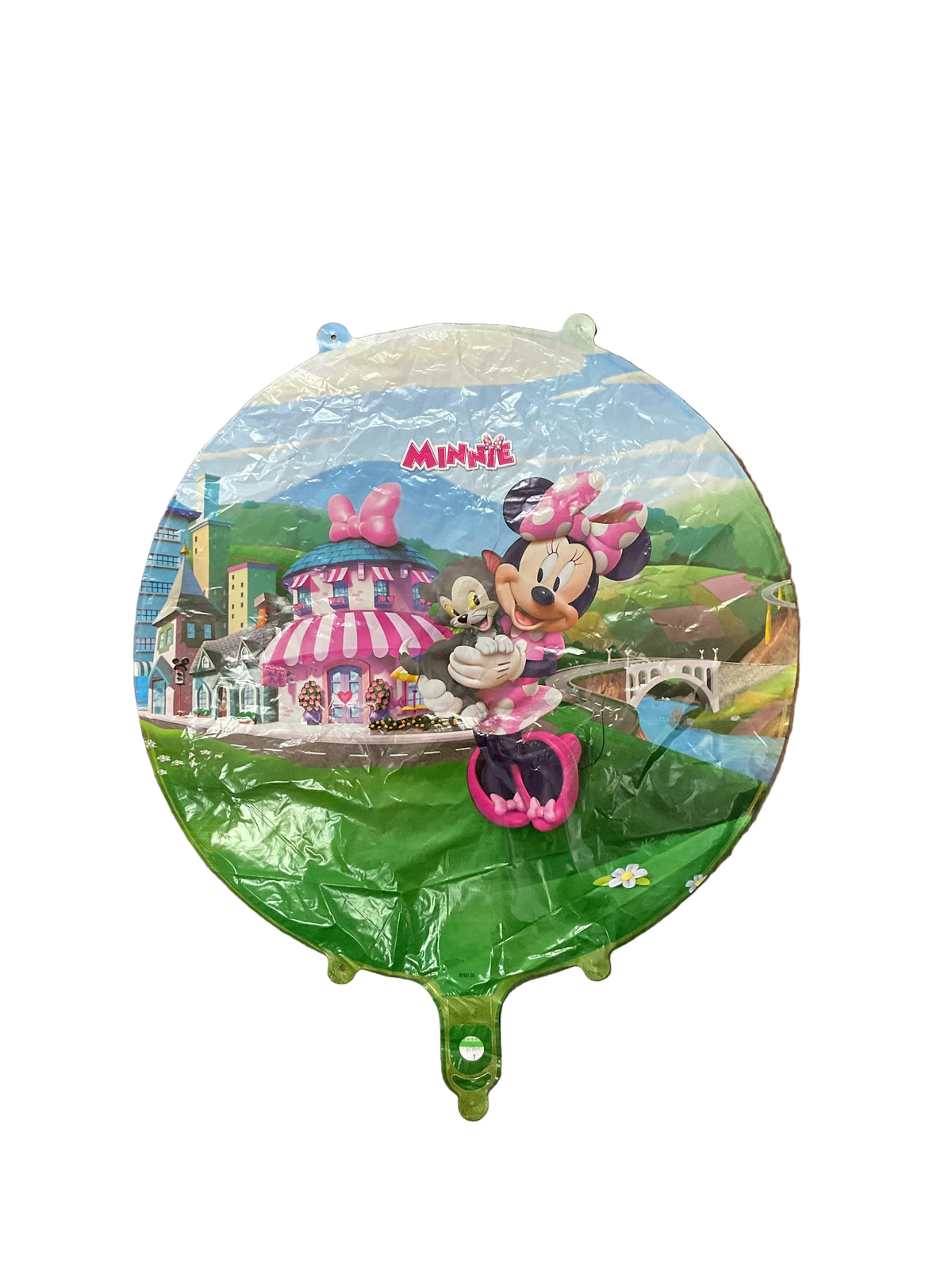 Minnie Mouse and pet cat 18” balloon K147