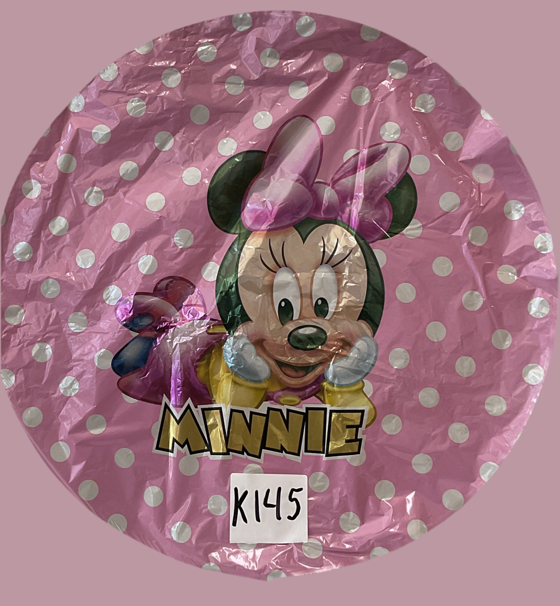 Baby Minnie Mouse 18” balloon K145
