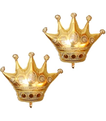 Gold crown 30”foil balloon CR1