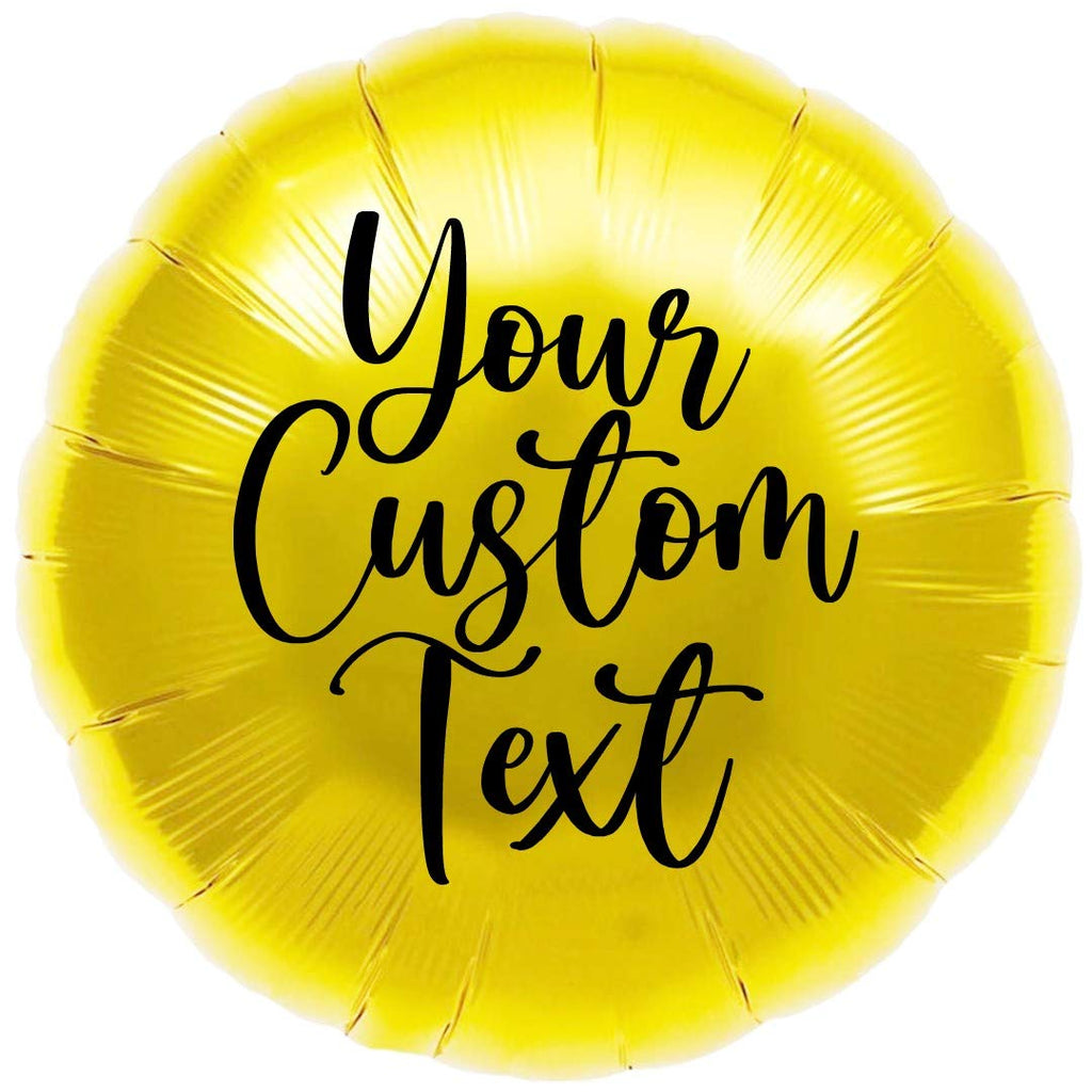 Custom Balloons Round