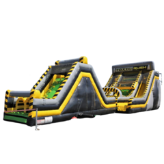 65ft Nuclear Rockwall Obstacle with Double Slide