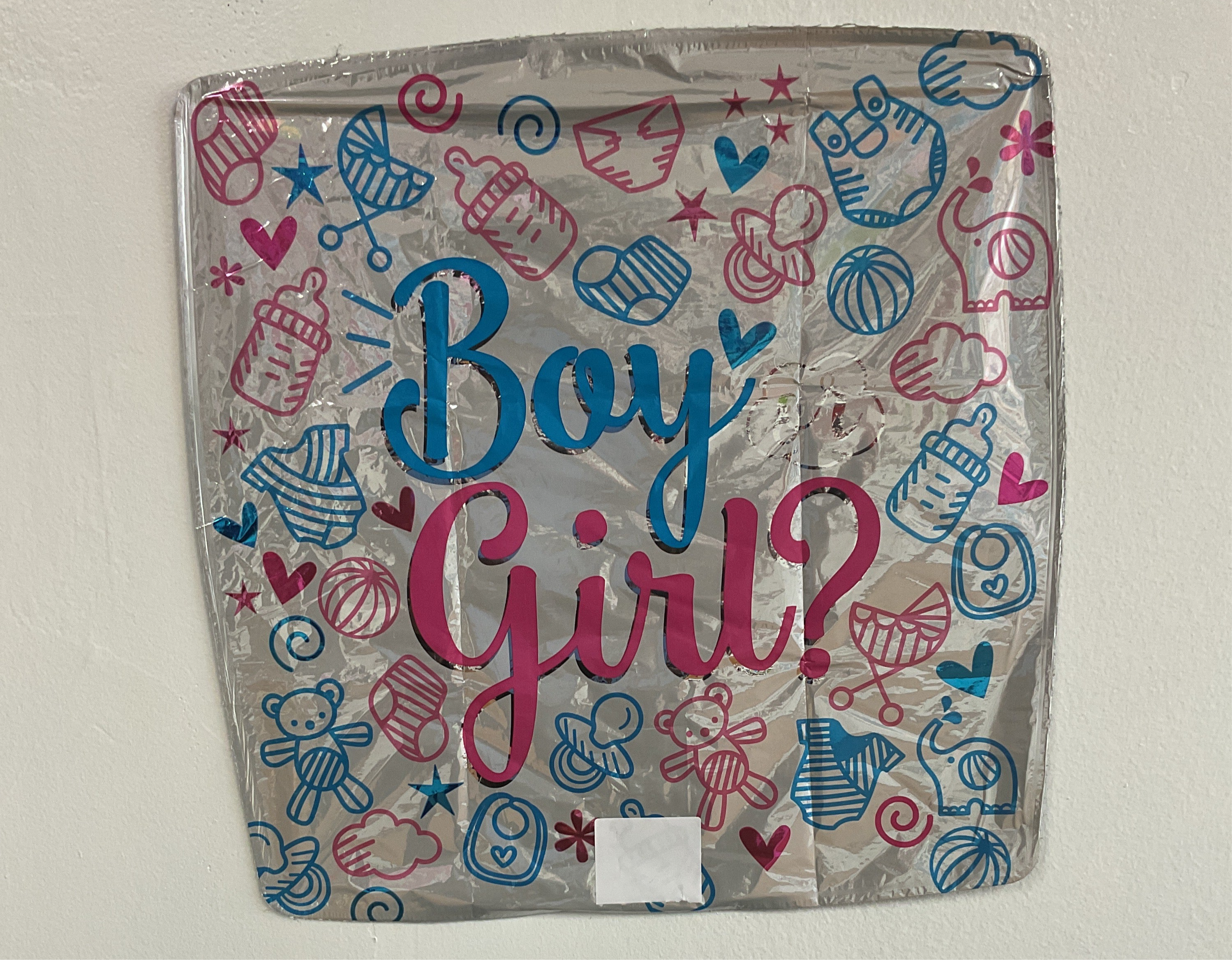 Gender reveal BOY/GIRL BALLOON BS9