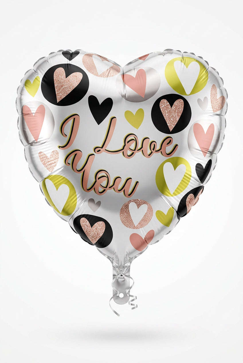 I LOVE YOU HEARTS 18IN BALLOON
