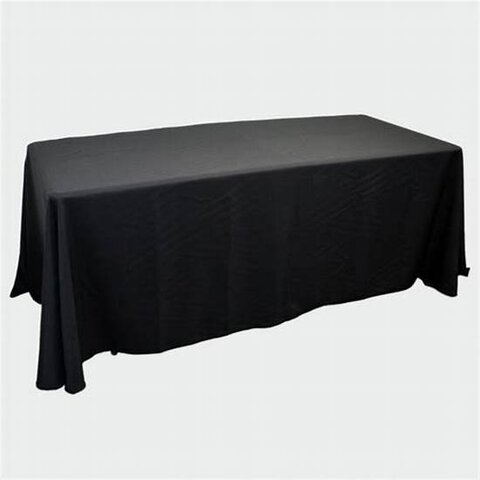Black 6ft Table Cover