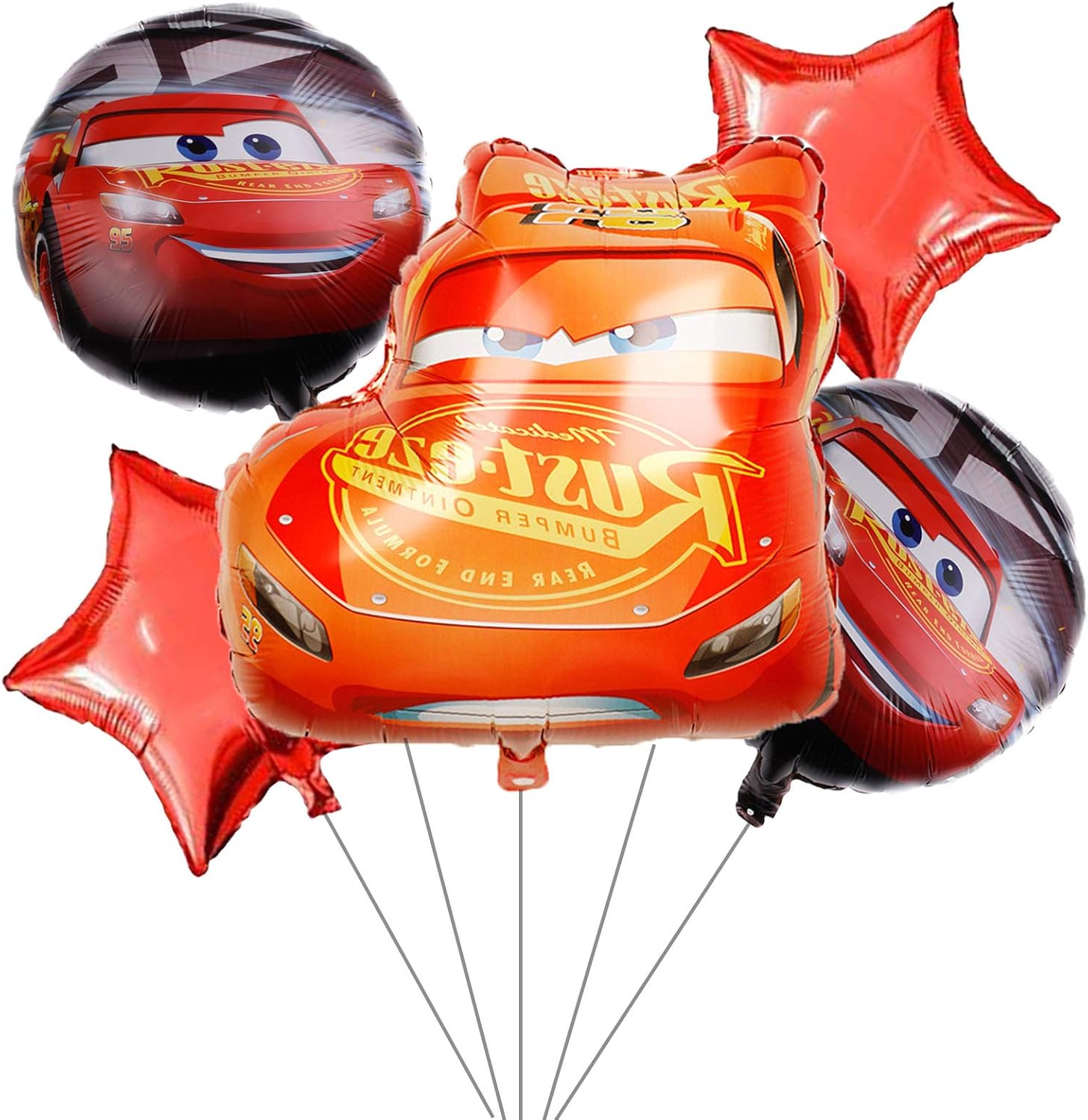 5pcs Disney Cars McQueen Party Balloon Set -TZ-K5085