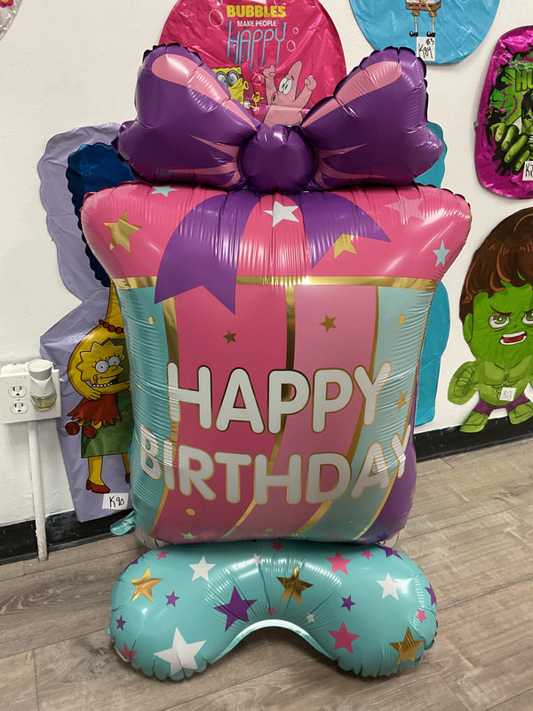 Happy birthday 58”AIR-WALKER balloon HB117