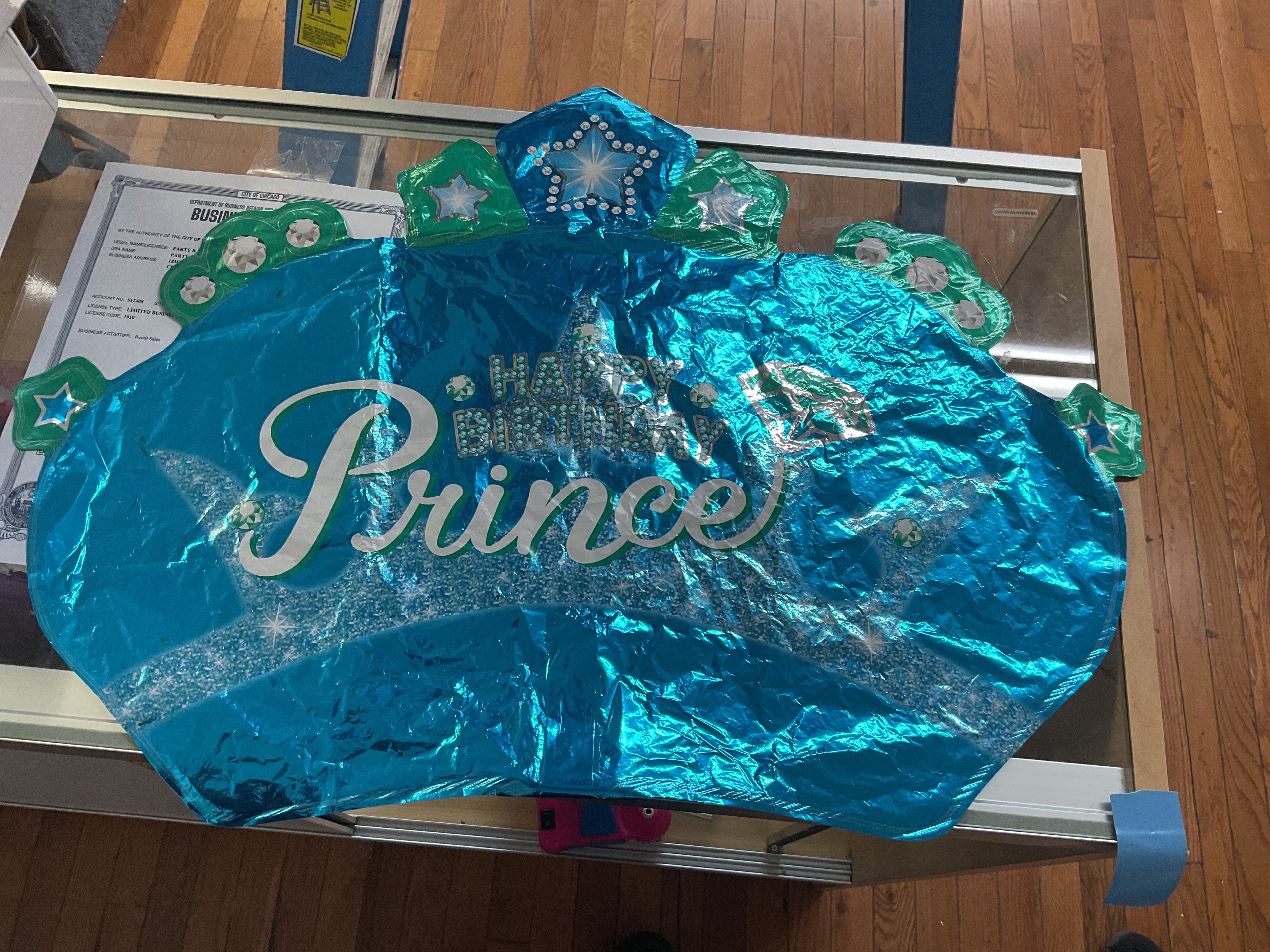 Happy Birthday Prince 25” Balloon HB113