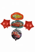 5 pcs CARS balloon bouquet