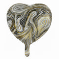 Black and gold balloon