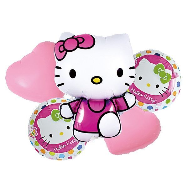 5pcs Hello Kitty Theme 28” Balloon Set -KB#31