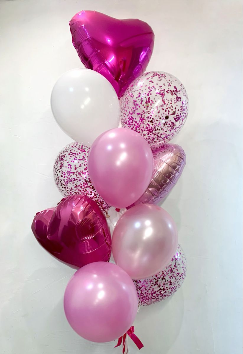 Breast Cancer Awareness Balloon Bouquet