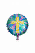MULTI COLOR AND GOLD CROSS 18” CS6