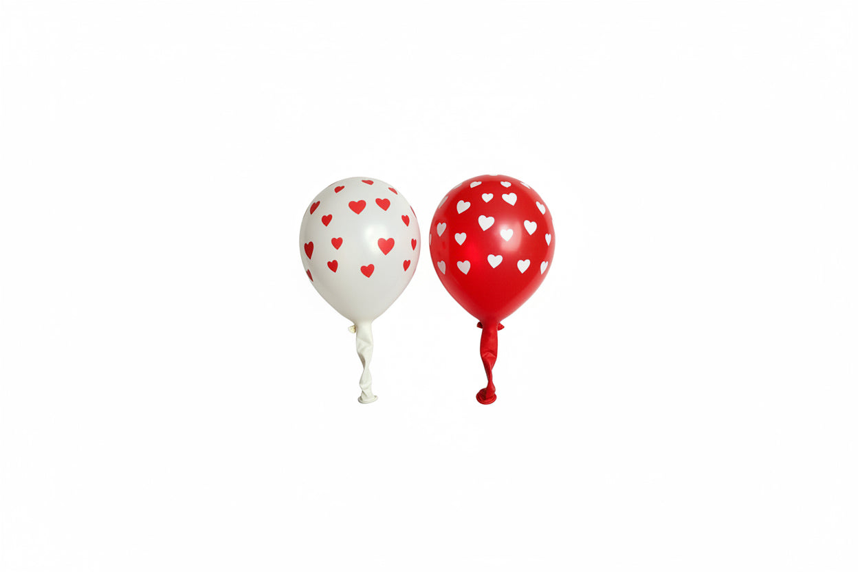 Heart balloons 12in