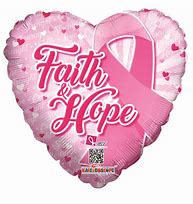 Balloon 18" Breast Cancer Awareness Ribbon Pink Mylar Foil Balloon C2