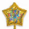 Star-shaped Happy Birthday! Balloon 18’’ B52
