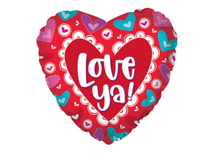 I LOVE YA! 18" BALLOON -L3