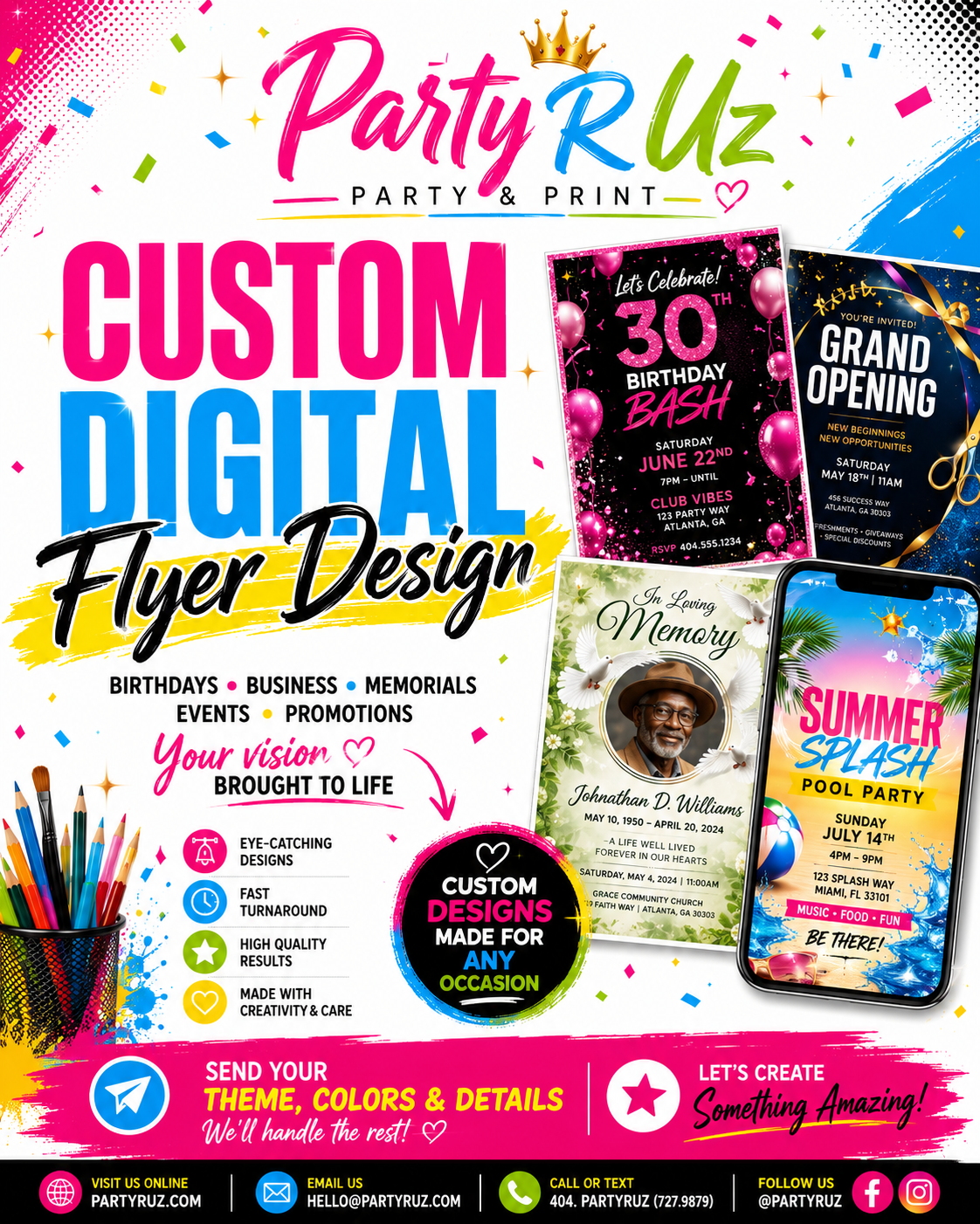 Custom Digital Flyer