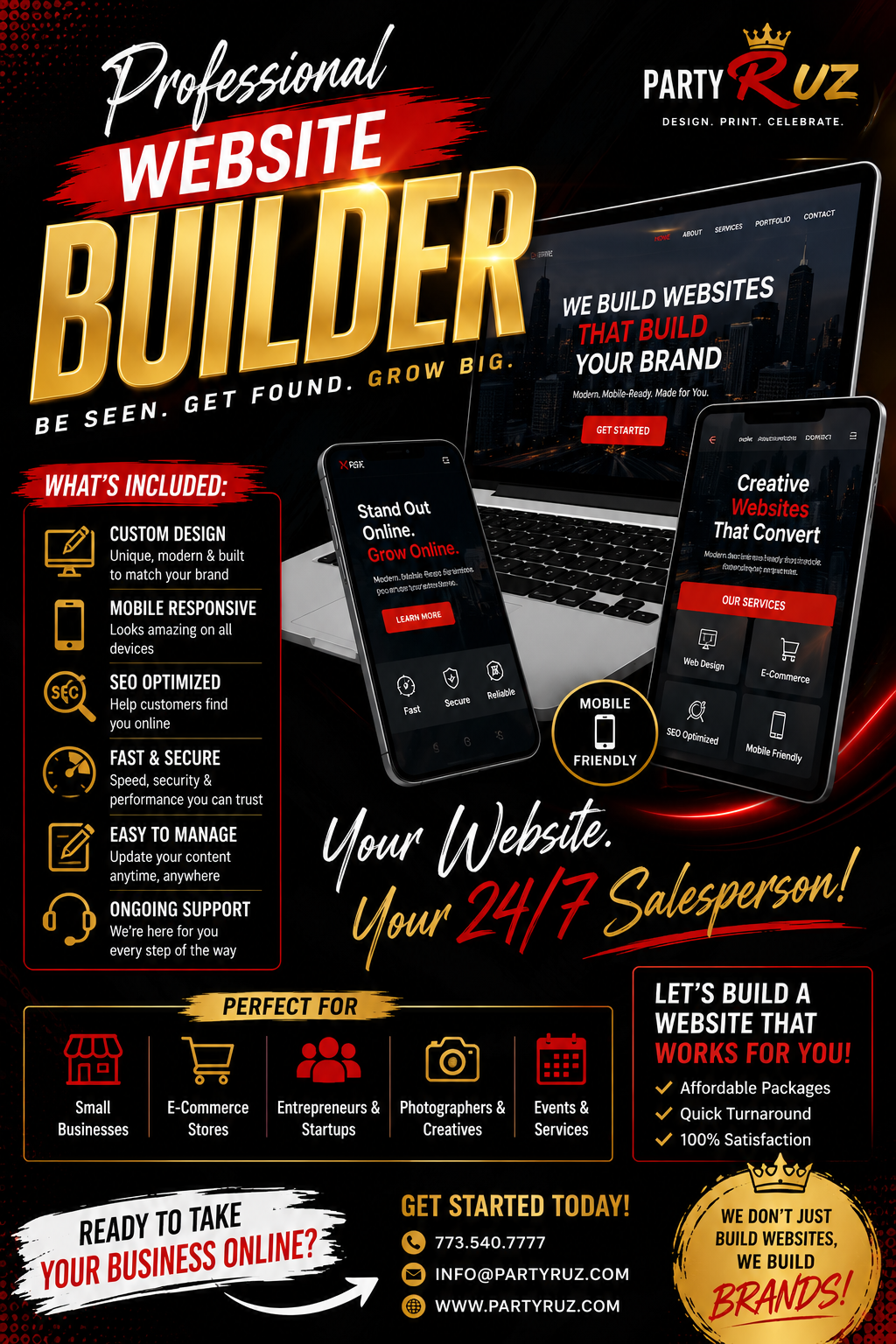 Custom Website Builder