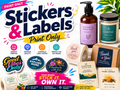 Paper Printing, Stickers and Labels